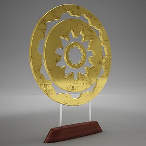 Gold ornament tabletop