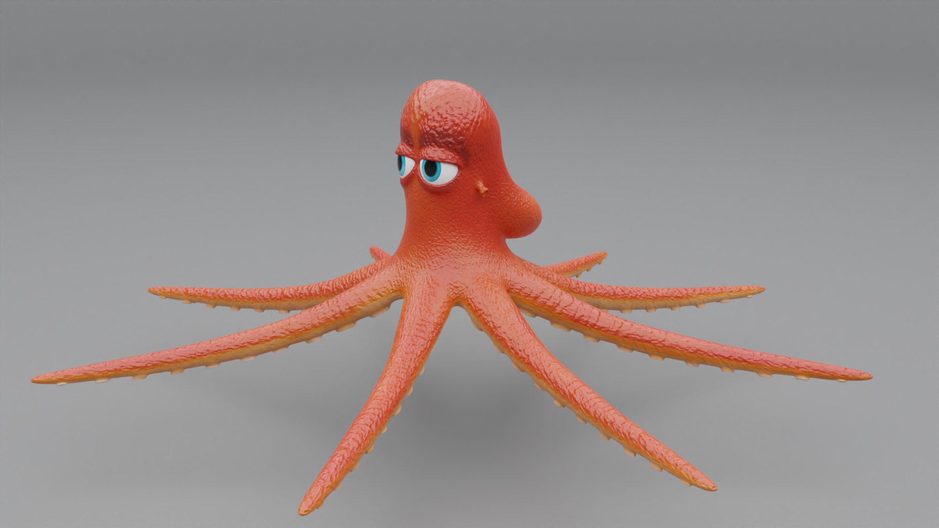 3D Octopus Cartoon 3D Model - TurboSquid 2101503