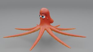 3D Octopus Cartoon