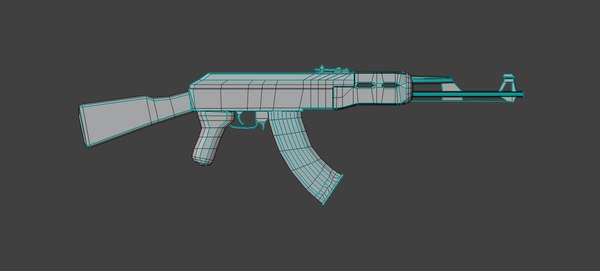 modelo 3d ak47 - TurboSquid 2247387