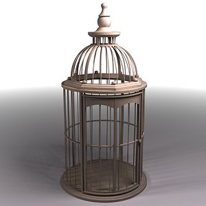 bird cage 3d max