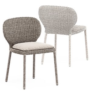 3D Strada side chair model