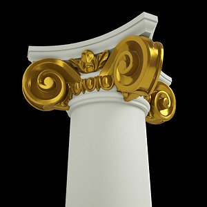 3d Column 08 Model