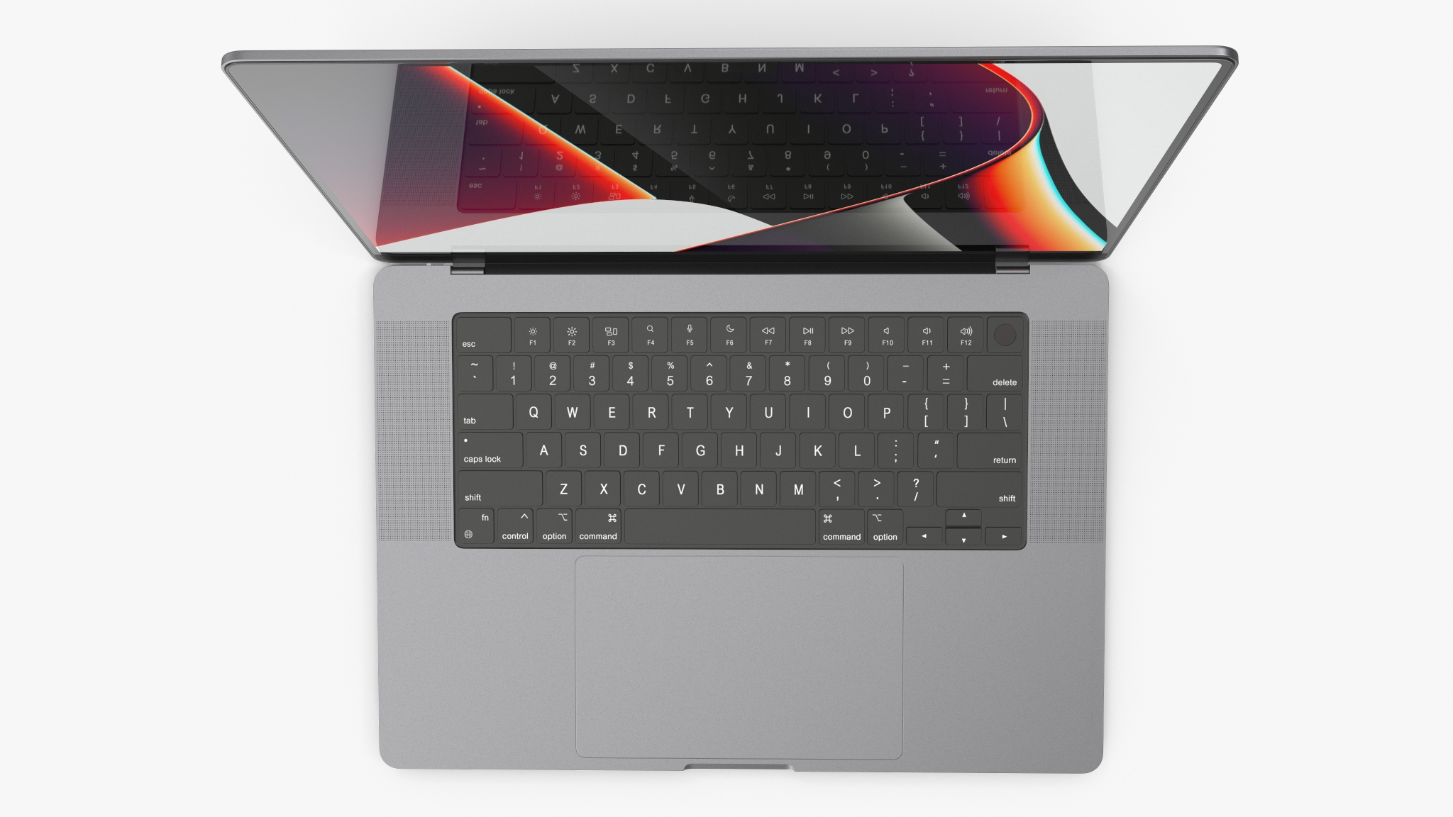 3D model Space Grey MacBook Pro 16 Inch 2021 - TurboSquid 1829991