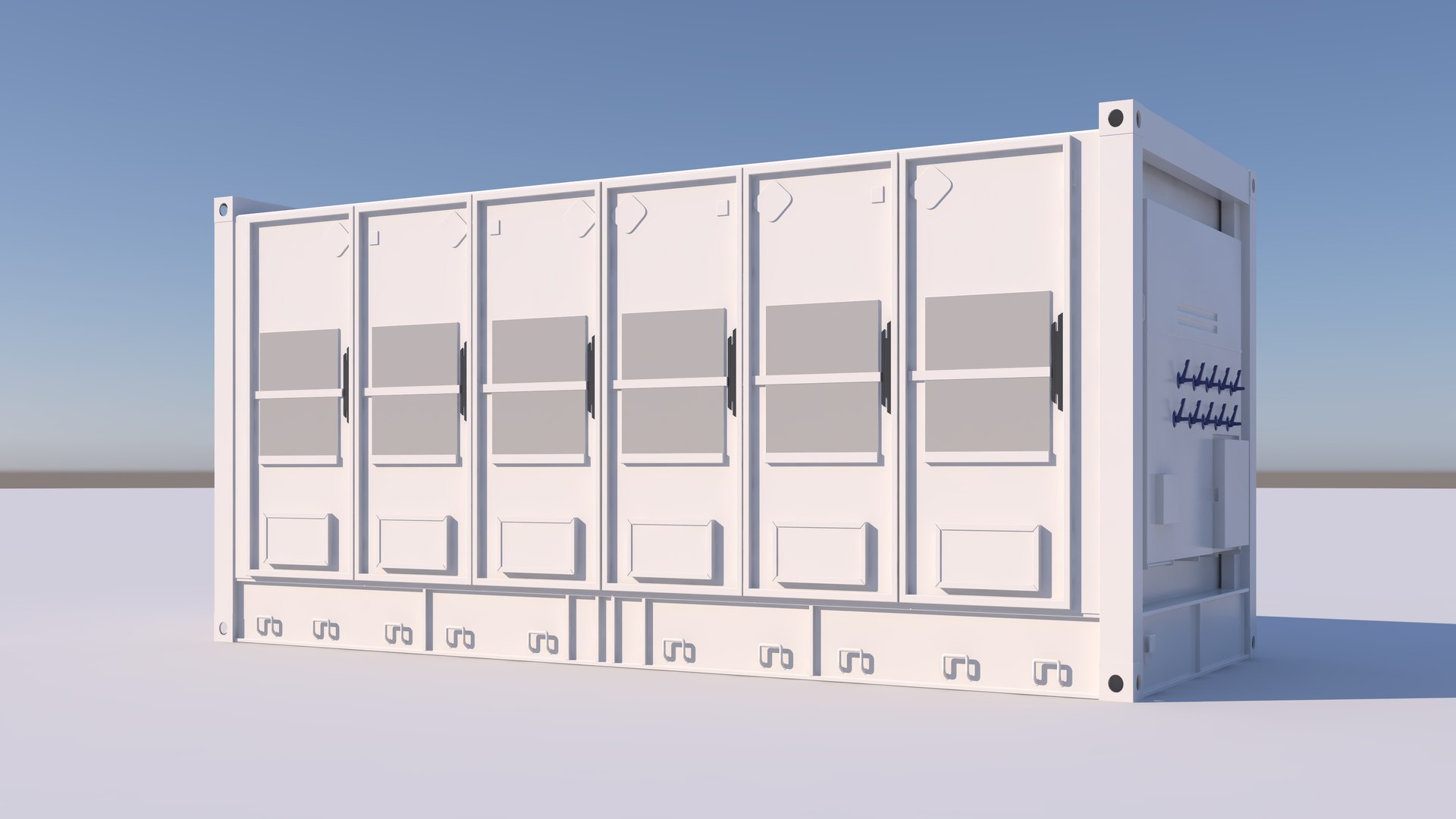 3D Battery Energy Storage System model https://p.turbosquid.com/ts-thumb/Un/L0NtlJ/g4/bess1_c01_0000/jpg/1782839728/1920x1080/fit_q87/cd52ea9caf548ec5eceaa85f39217d6808db0d2c/bess1_c01_0000.jpg
