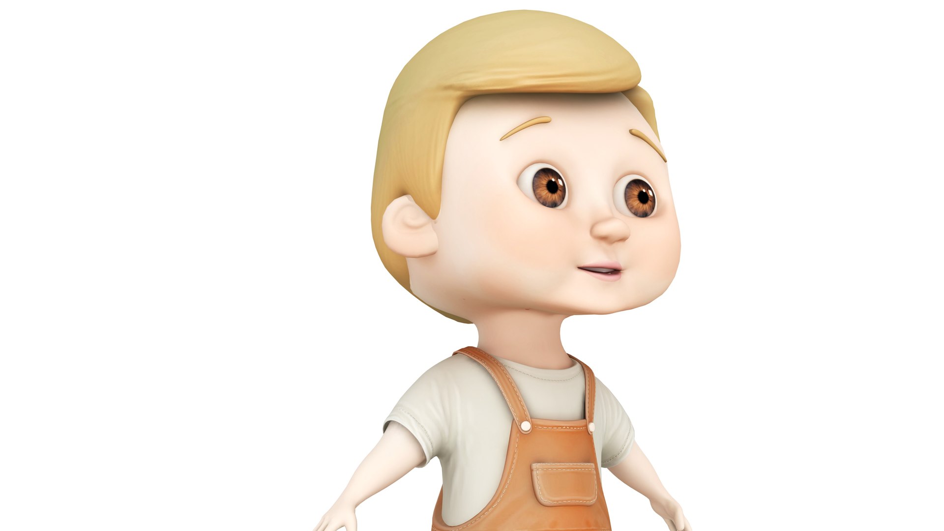 3D Cartoon Boy 2 Model - TurboSquid 2214543