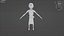 Roboterreisender BRO Low-Poly 3D-Modell