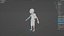 Roboterreisender BRO Low-Poly 3D-Modell
