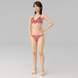 3D Seductive Girl 8K
