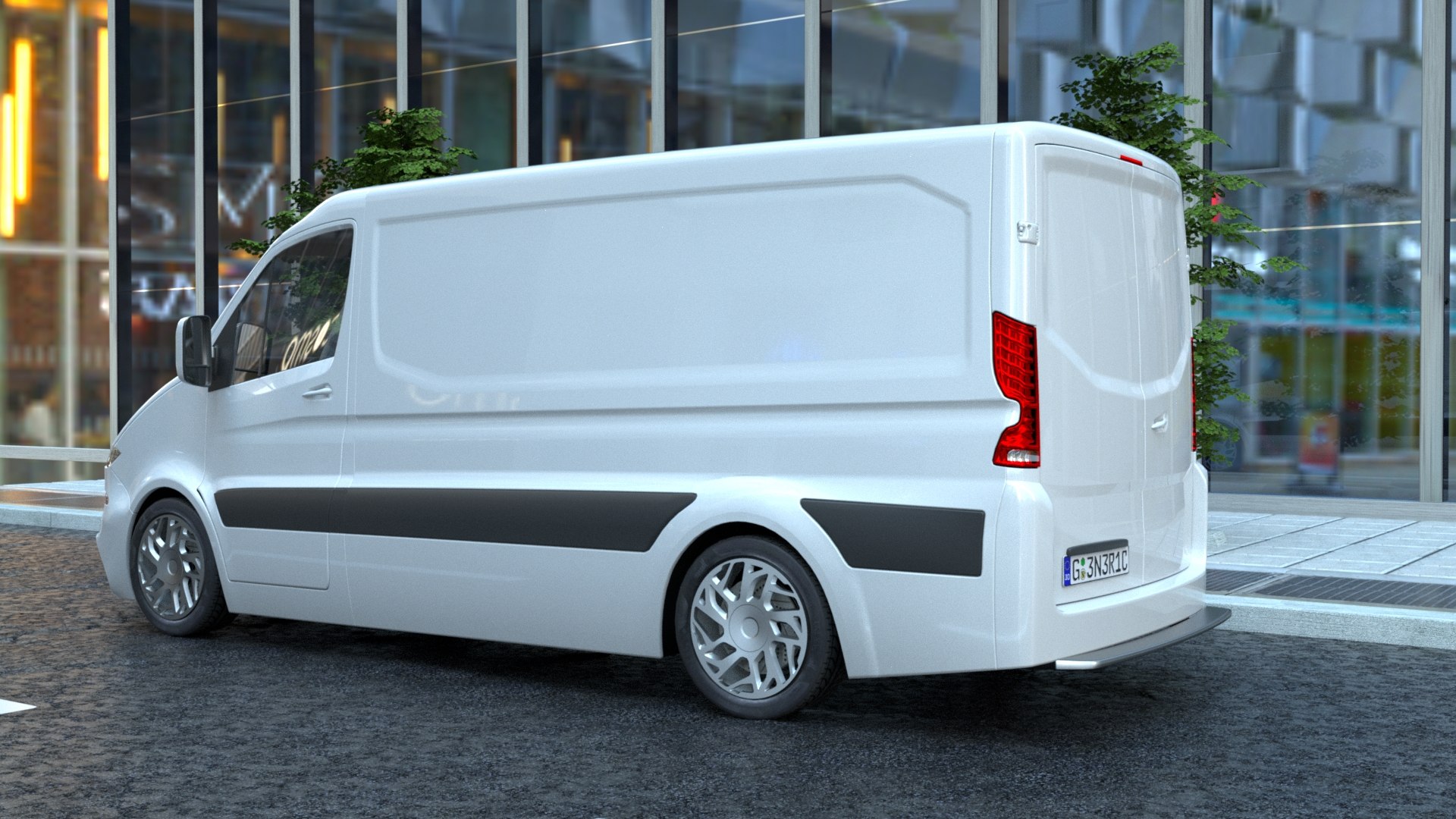 Generic VAN V32 3D - TurboSquid 2252762