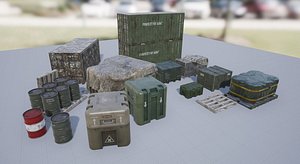 Military Containers and Crates Pack