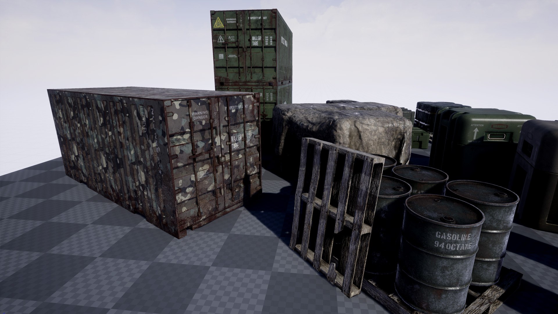 3D Military Containers - TurboSquid 1419843