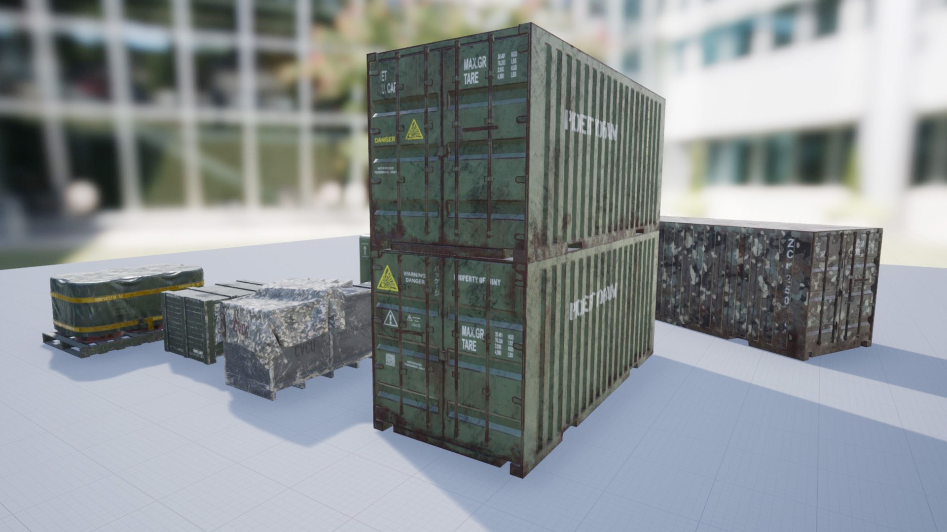 3D Military Containers - TurboSquid 1419843