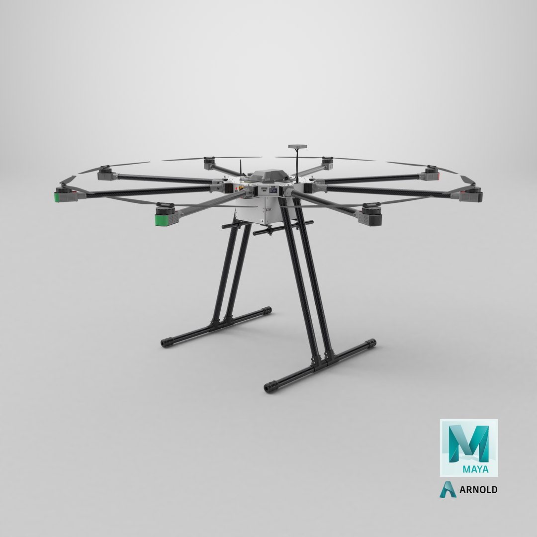 3D Carbon Frame Octocopter Drone System X8 model https://p.turbosquid.com/ts-thumb/Un/Nv4zkH/nm/stemcell_maya_arnold_render/png/1775747005/1920x1080/fit_q87/ef1ddd5fd7bf5ba082faed4b7de648d07df4b34e/stemcell_maya_arnold_render.jpg