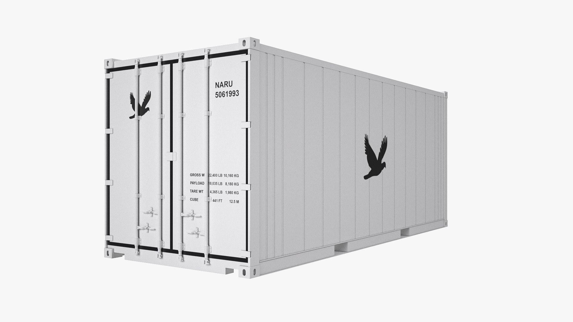 3D model 20 ft Shipping Containers Collection https://p.turbosquid.com/ts-thumb/Un/NyMtFX/6q/20ftrefrigeratedshippingcontainer07/jpg/1645769236/1920x1080/fit_q87/bff9a417d539cfa71185f2c716d54cc718fbbabb/20ftrefrigeratedshippingcontainer07.jpg