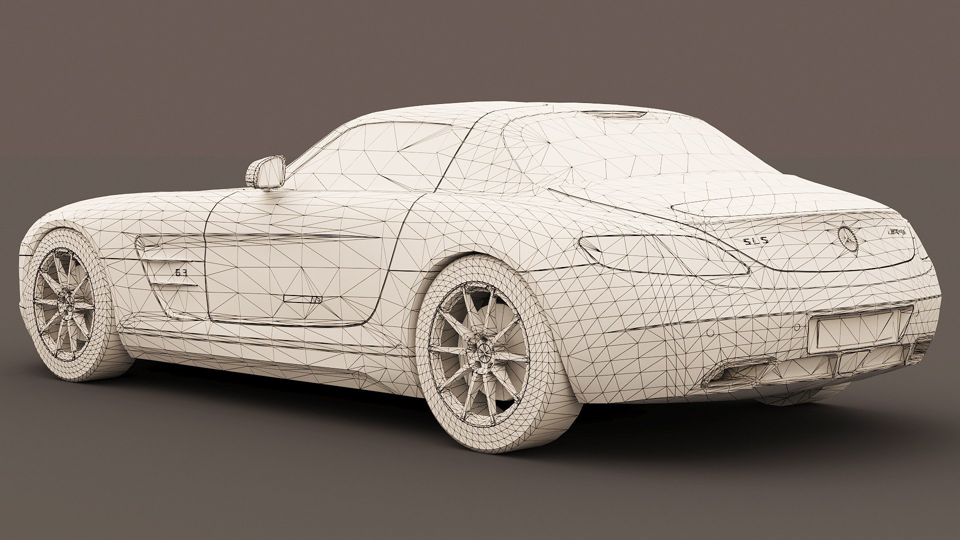 3D Mercedes Benz Sls AMG 2012 Model - TurboSquid 2188221