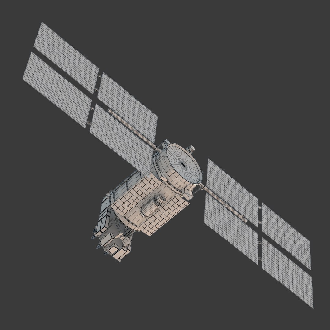 Satellite Glonass-m 3d Max