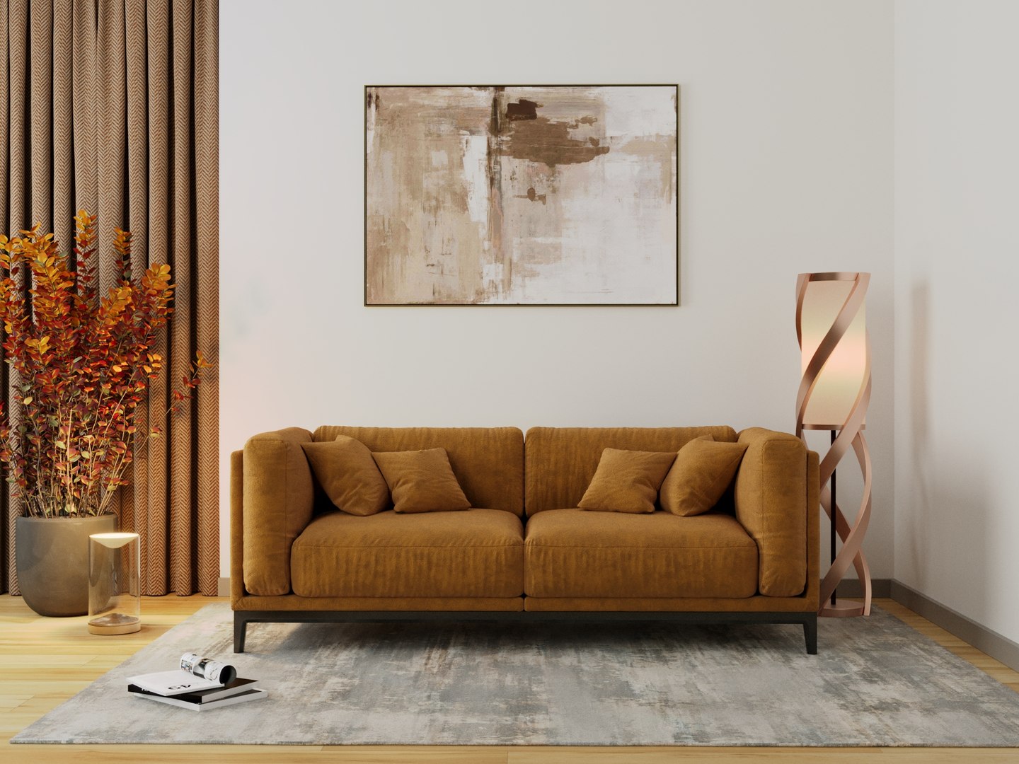 Modern living room 3D TurboSquid 2110139