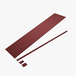ROOF Tiles - Set 3D model