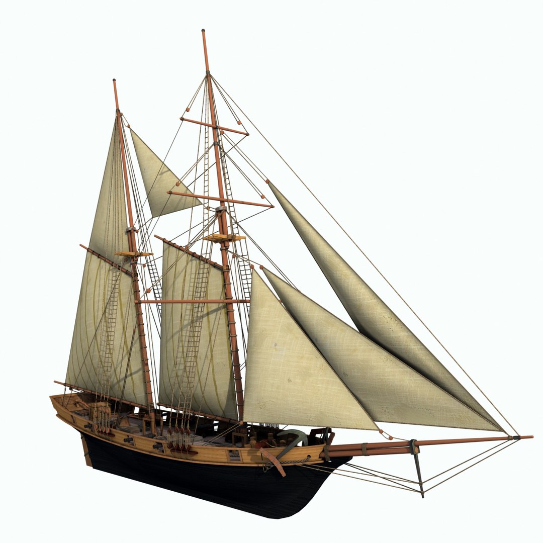 Sailboat Halcon Schooner Sail