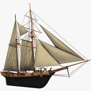 Sailboat Halcon Schooner