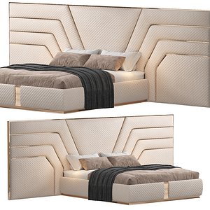 AUGUST BABYLON BED 3D model
