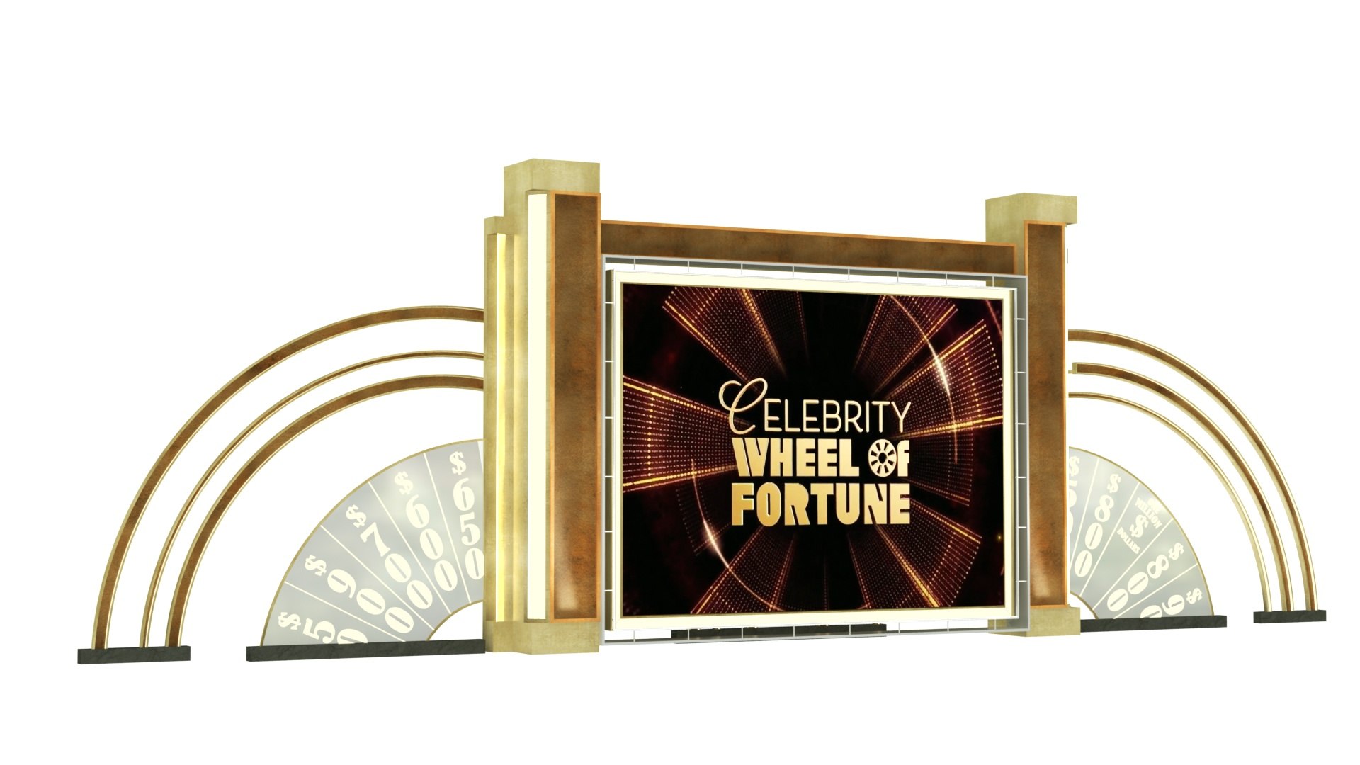 3D Wheel of Fortune Studio Equipment Collection https://p.turbosquid.com/ts-thumb/Un/kew5KV/3K/celebritywheeloffortunescreen1/jpg/1722426497/1920x1080/fit_q87/19ff2b2e13a026d0feb7d3ea347ce62dddab8841/celebritywheeloffortunescreen1.jpg