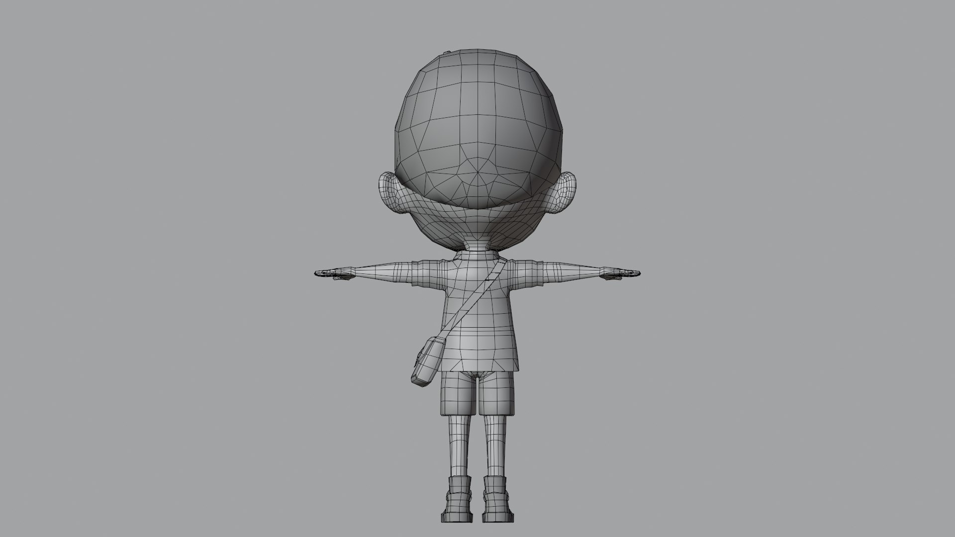 3D Cartoon Character School Kid 3 model - TurboSquid 1889515