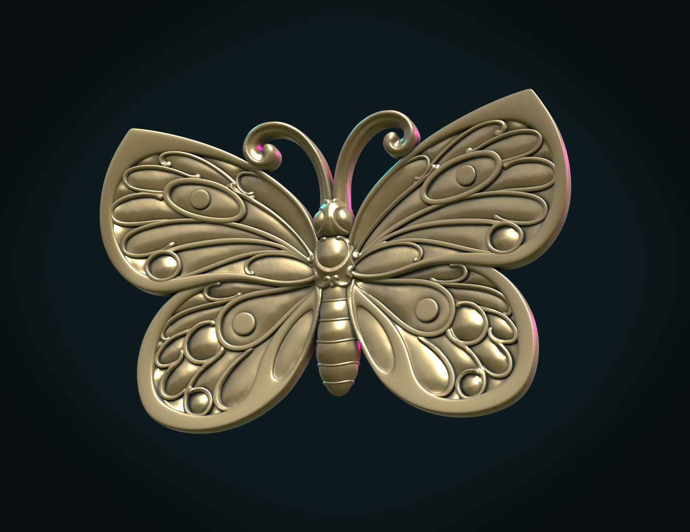 Printable Butterfly III Model - TurboSquid 1752205