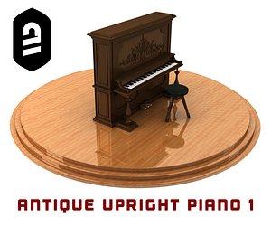 Antique Upright Piano 1