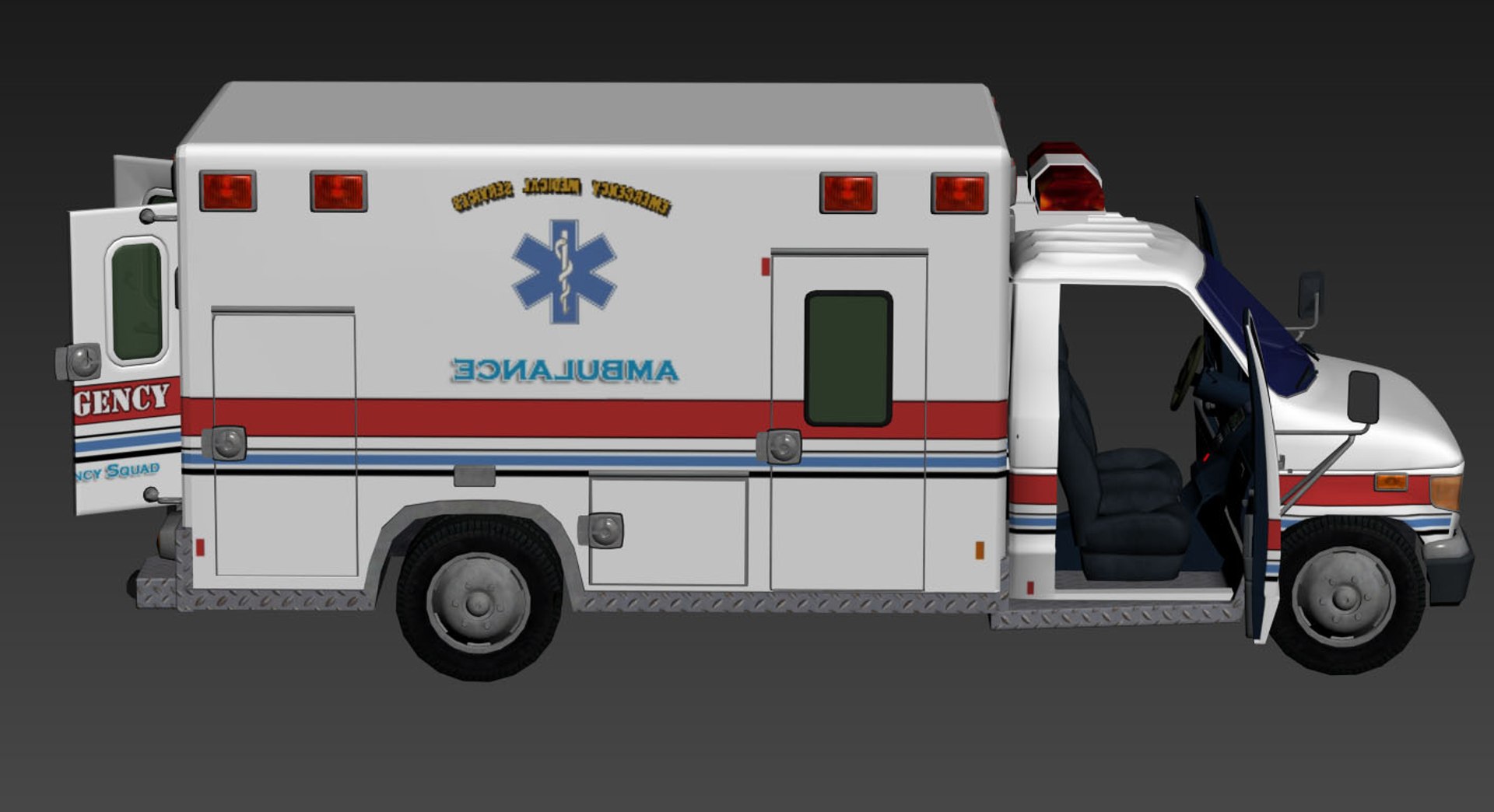 Ambulance 3D model - TurboSquid 1044548