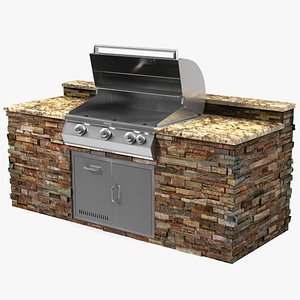 3D firemagic built outdoor grill