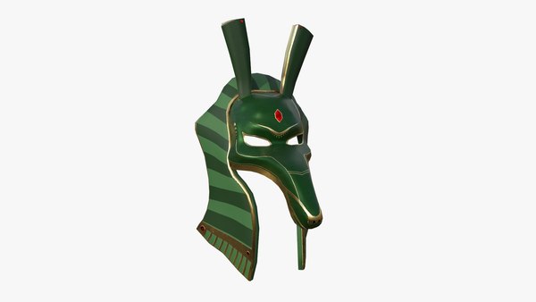 Seth Mask A07 - Egyptian Gods Character Clothing 3D model