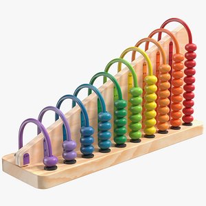 learning subtract abacus toy 3D model