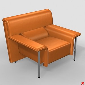 armchair chair 3d model