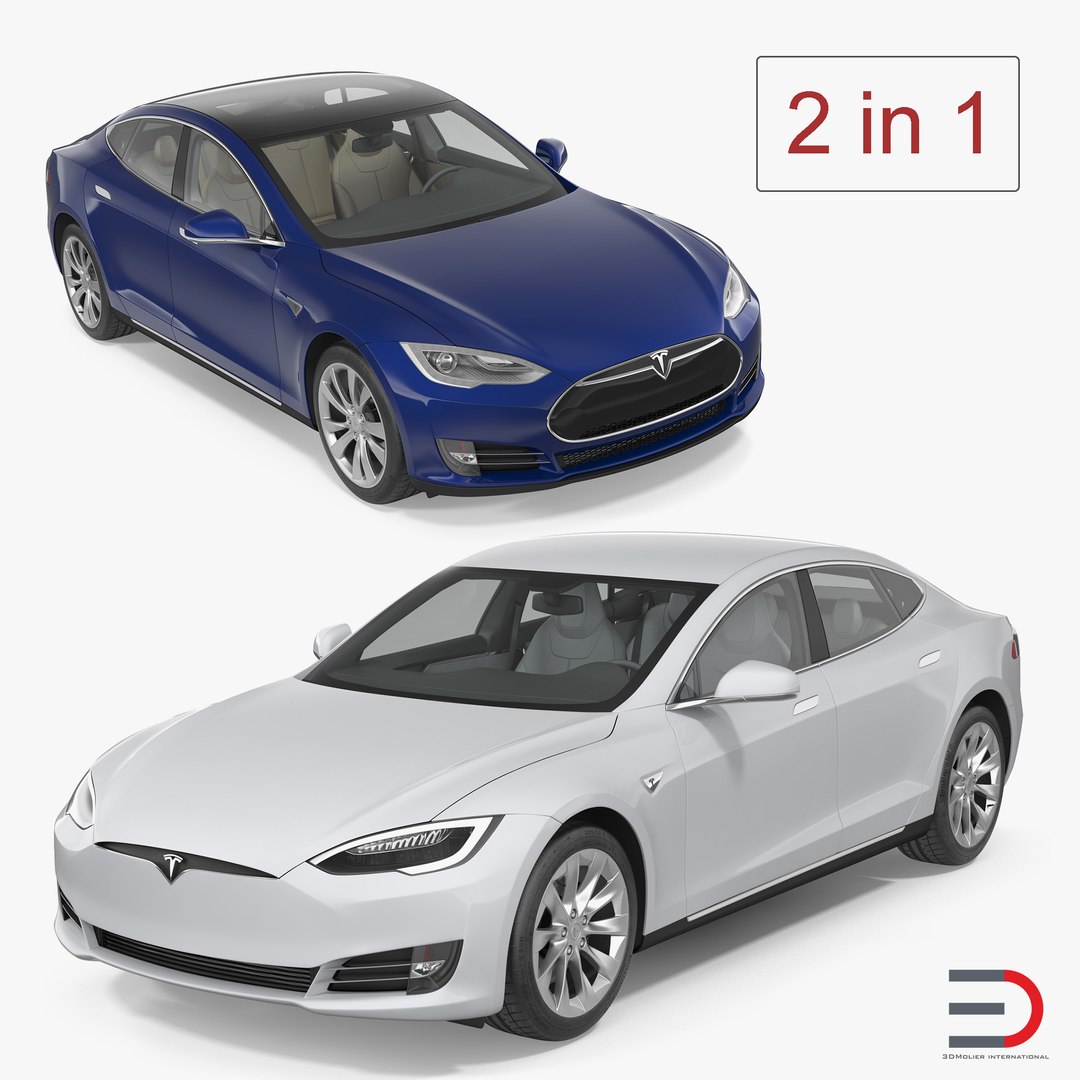 Tesla Model S Collection 3D model preview