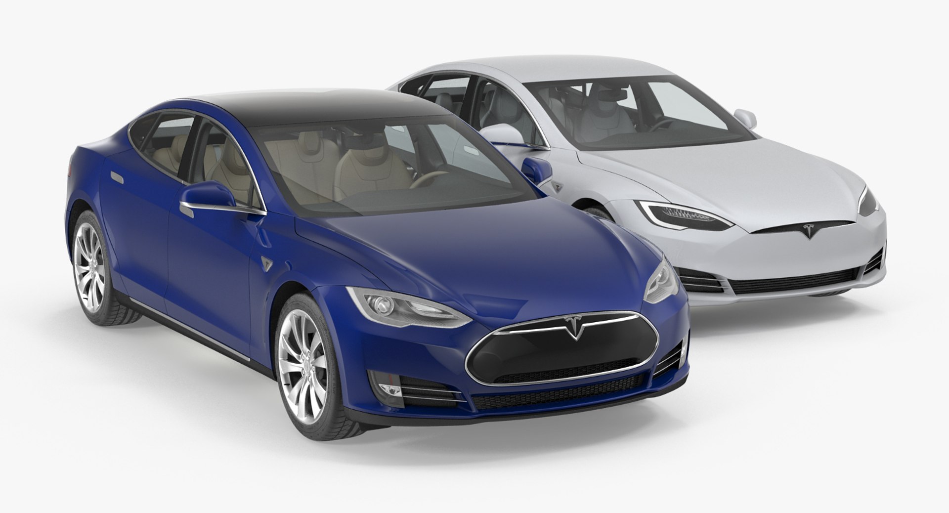 3D Tesla S Interior Modeled - TurboSquid 1192458