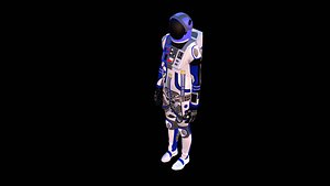 3D Astronaut Spacesuit Chile model
