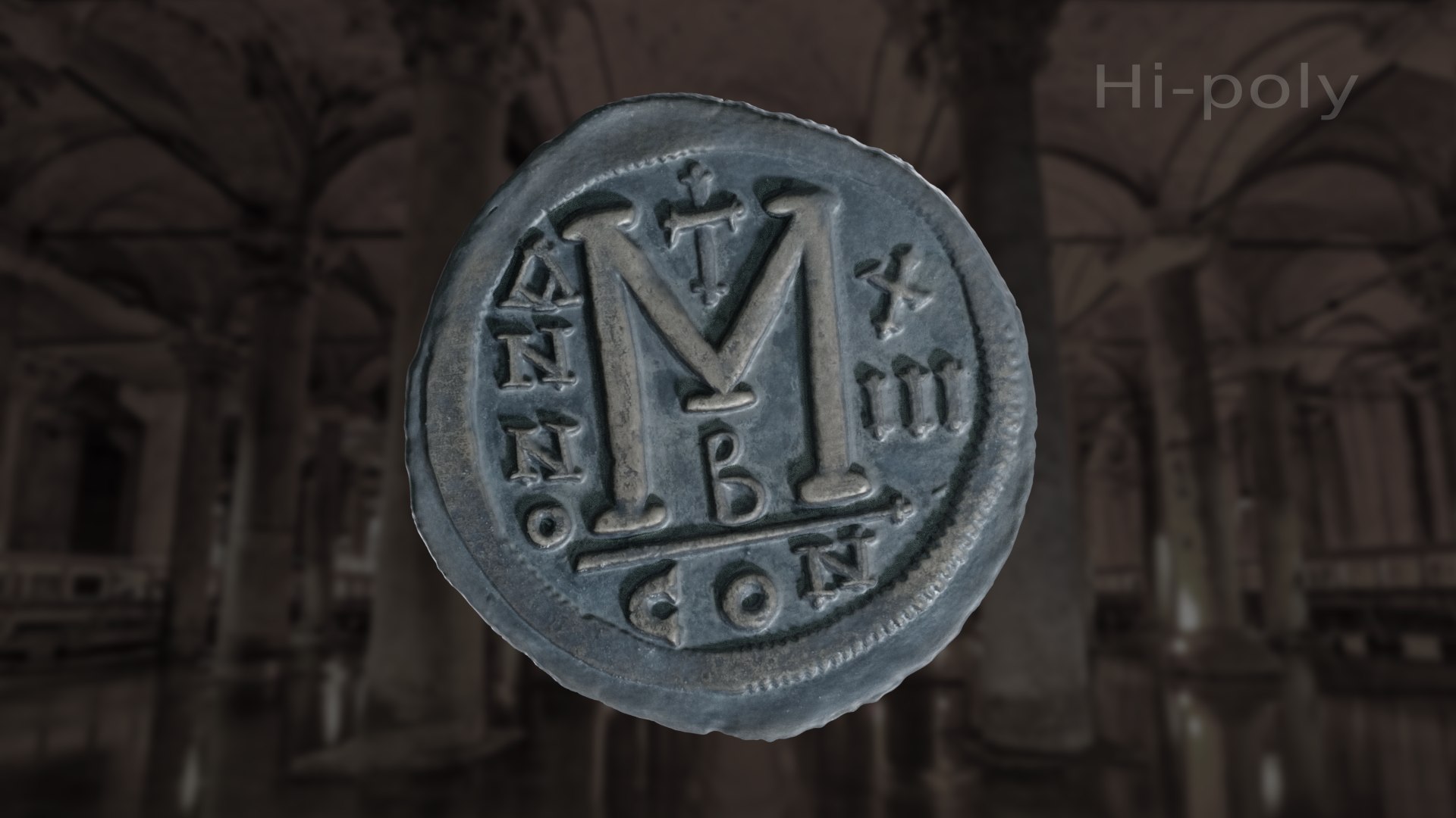 Ancient Coin ZOE AND THEODORA 3D Model TurboSquid 1938975