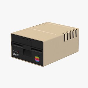 3d model apple disk ii