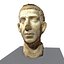 3d model bust roman