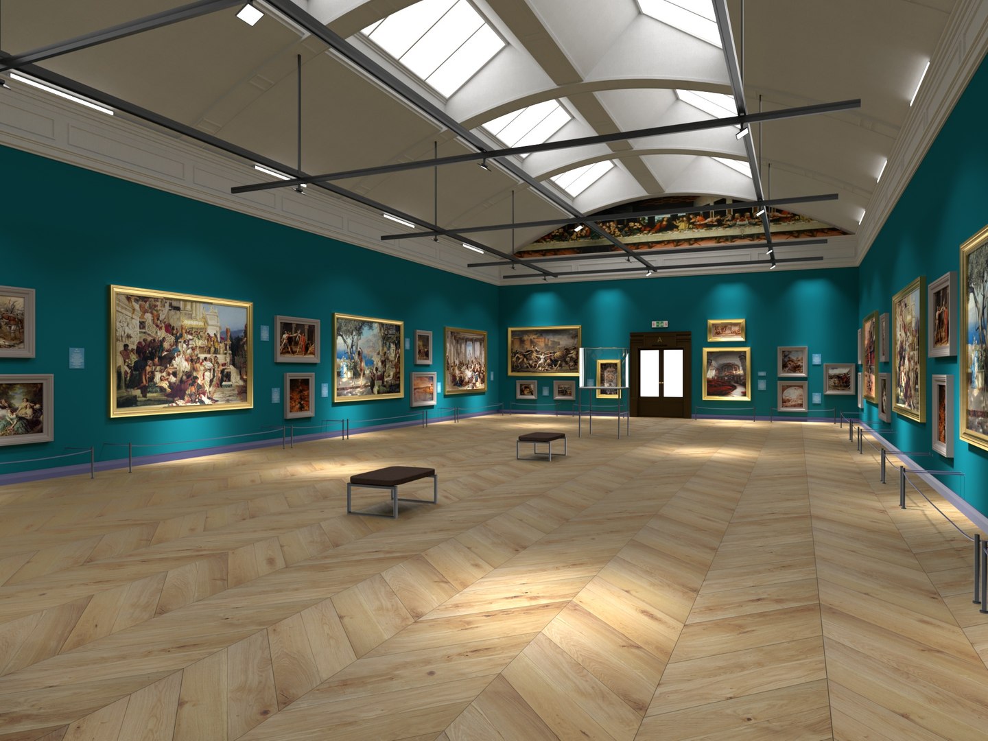 3D Art Gallery 2 - TurboSquid 2068125