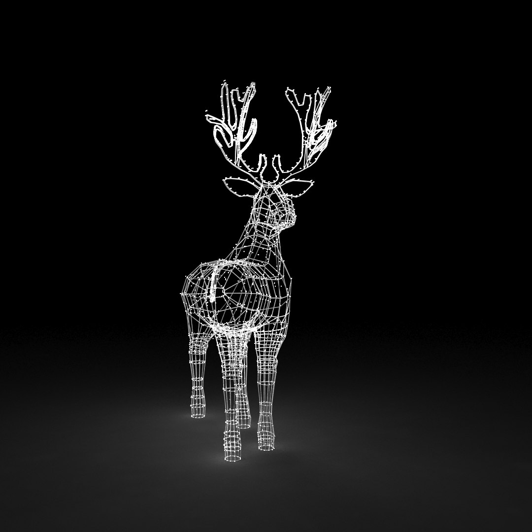 Christmas Decoration Led Lighted 3D Model - TurboSquid 1352898