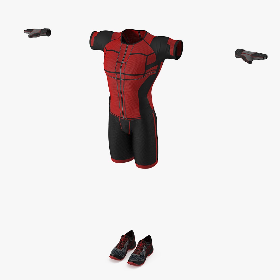 Mens Activewear 3D model preview