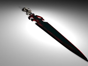 3d demon sword