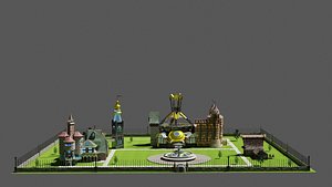 3D King House model