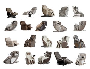 massage chairs Collection Electric massage chair 3D