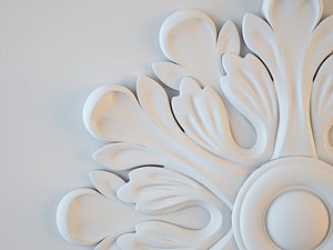 free classic ornament 3d model