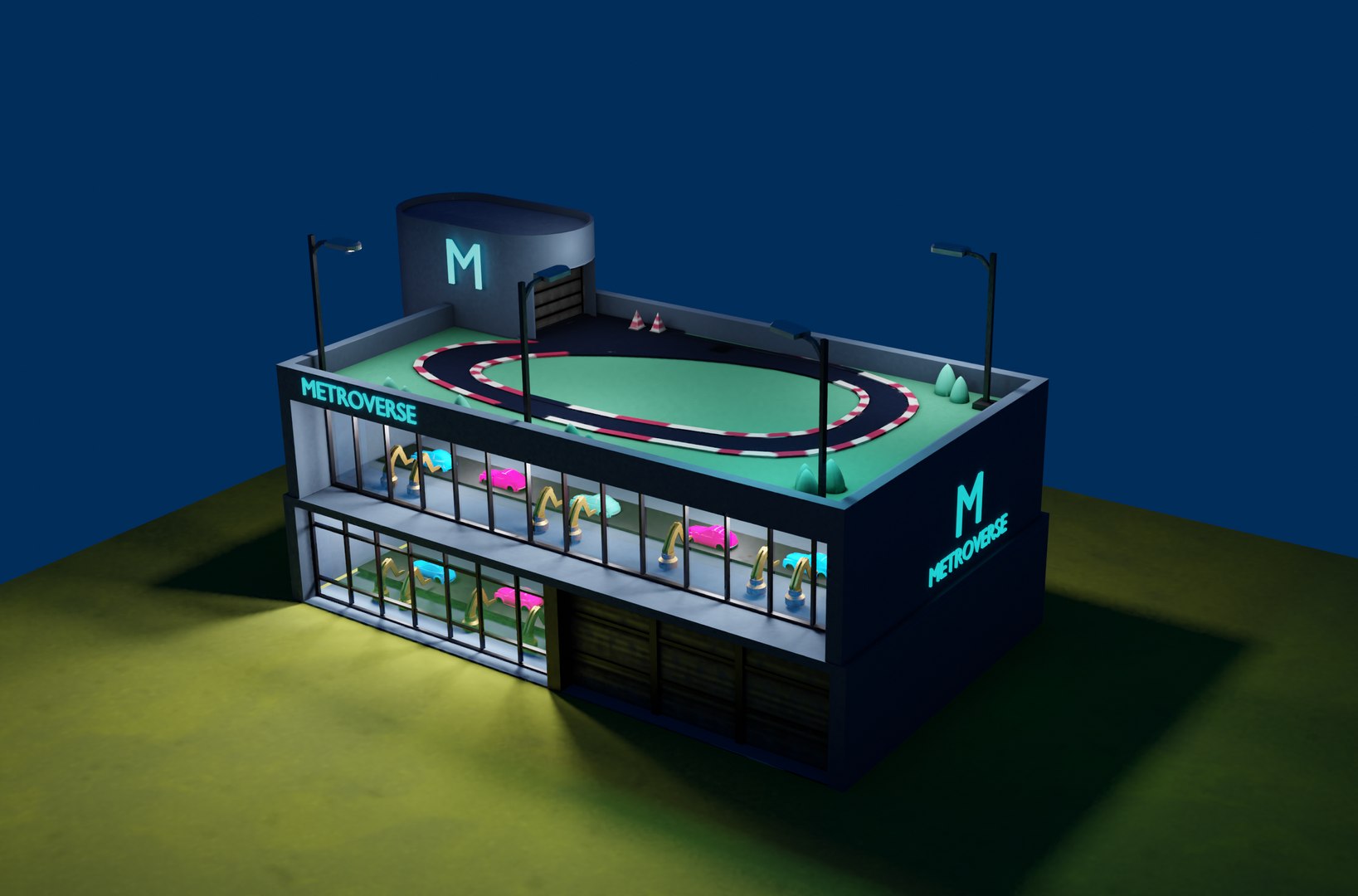 3D Metroverse Building - TurboSquid 1840818