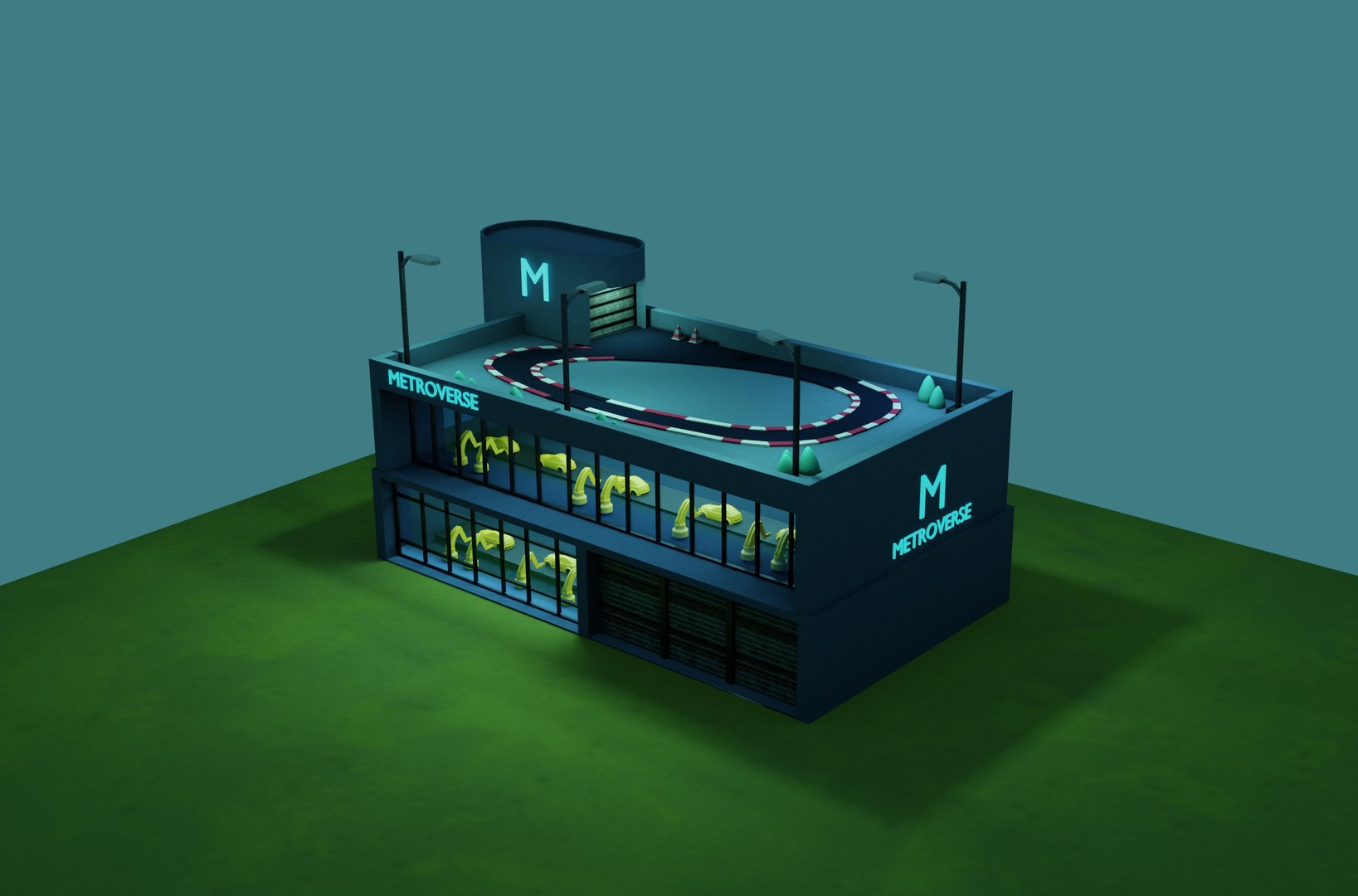 3D Metroverse Building - TurboSquid 1840818